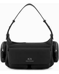 ARMANI EXCHANGE - Large Shoulder Bag With Side Pockets - Lyst