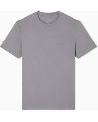 ARMANI EXCHANGE - T-Shirt Coupe Régulière Avec Logo - Lyst