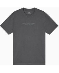 ARMANI EXCHANGE - Regular Fit T-Shirt With Logo - Lyst