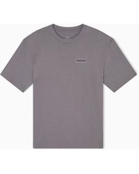 ARMANI EXCHANGE - T-Shirt Mit Normaler Passform Und Aufdruck Auf Der Rückseite - Lyst