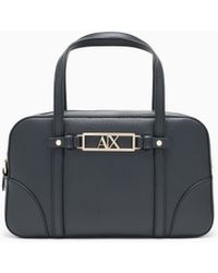 ARMANI EXCHANGE - Top Handle Bag With Structured Silhouette - Lyst