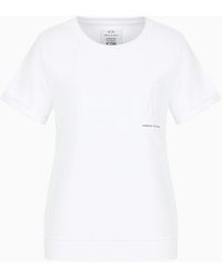 Armani Exchange - Icon Logo Short Sleeve Sweatshirt - Lyst