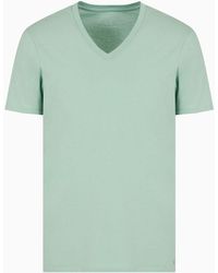 Armani Exchange - Slim Fit Short Sleeve Pima Cotton T-shirt - Lyst