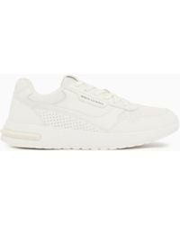 ARMANI EXCHANGE - Technical Fabric Sneakers - Lyst
