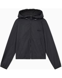 ARMANI EXCHANGE - Asv Fabric Hooded Jacket - Lyst