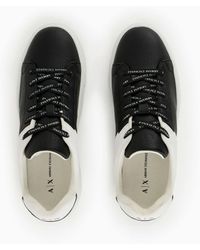 Armani Exchange - Sneakers In With Contrasting Back - Lyst