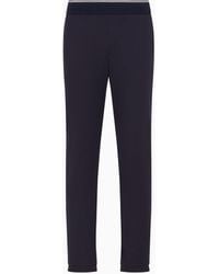 ARMANI EXCHANGE - Joggerhose Aus Stretchiger French-Terry-Baumwolle - Lyst