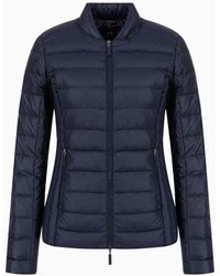 Armani Exchange - Down Jacket With Ultra Light Padding - Lyst