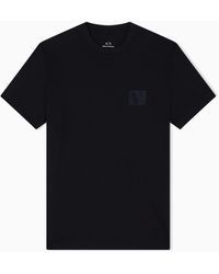 ARMANI EXCHANGE - Regular Fit T-Shirt With Patch - Lyst