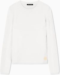ARMANI EXCHANGE - Regular Fit Pullover Knitted - Lyst