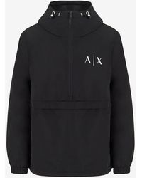 armani exchange blue hoodie