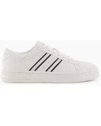 ARMANI EXCHANGE - Urban-Tech Sneakers With Webbing Details - Lyst