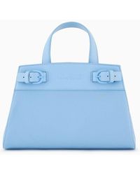 Armani Exchange - Medium Tote Bag With Side Buckles - Lyst