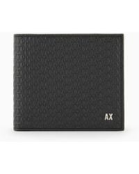 ARMANI EXCHANGE - Cartera Tipo Libro De Piel - Lyst