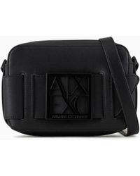 ARMANI EXCHANGE - Messenger Bag Monogram Camera Case Design - Lyst