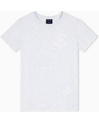 ARMANI EXCHANGE - Regular Fit T-Shirt Cotton Jersey - Lyst