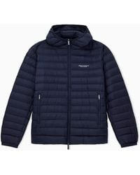 ARMANI EXCHANGE - Quilted Nylon Down Puffer Jacket With Hood Essential - Lyst
