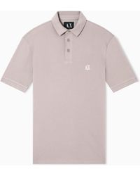 ARMANI EXCHANGE - Regular Fit Polo Shirt Icon - Lyst