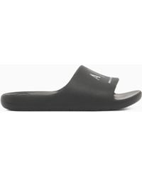 ARMANI EXCHANGE - Slides With Logo - Lyst