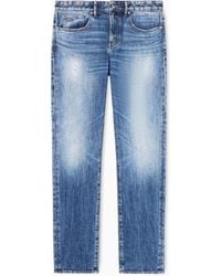 ARMANI EXCHANGE - Classic Wash Stretch Denim Skinny Jeans - Lyst