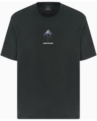 ARMANI EXCHANGE - T-Shirt Regular Fit Con Stampa Logo - Lyst