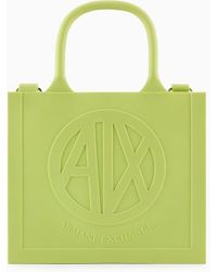 Armani Exchange - Milky Bag Con Logo In Rilievo In Materiale Riciclato - Lyst