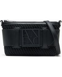 ARMANI EXCHANGE - Shoulder Bag With Embossed Finish - Lyst