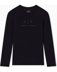 ARMANI EXCHANGE - Long Sleeves T-Shirts - Lyst