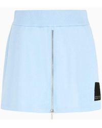 Armani Exchange - Shorts In Asv Organic French Terry Cotton With Zip - Lyst