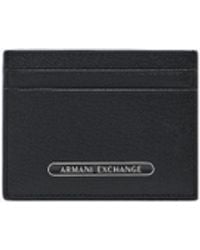 ARMANI EXCHANGE - Smooth Texture Card Holder - Lyst