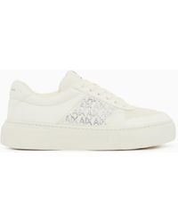 ARMANI EXCHANGE - Lace-Up Low-Top Sneakers - Lyst