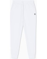 ARMANI EXCHANGE - Regular Fit Trousers Jersey Bonded Stretch Cotton - Lyst