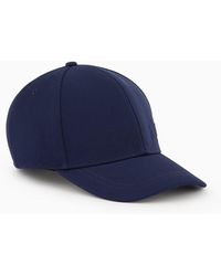 Armani Exchange - Hat With Visor In Technical Fabric With Logo - Lyst