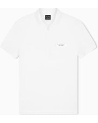 ARMANI EXCHANGE - Slim Fit Polo Shirt Stretch Cotton Jersey - Lyst