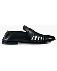 Armos - Leather Side-Strap Sandal - Lyst