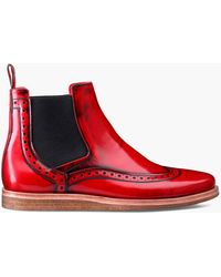 Armos - Patent Ankle Chelsea Boot - Lyst