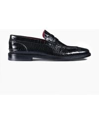 Armos - Croc-Embossed Penny Loafer - Lyst
