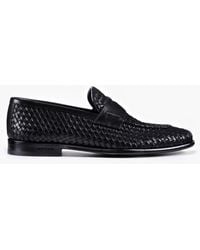 Armos - Woven Leather Penny Loafer - Lyst