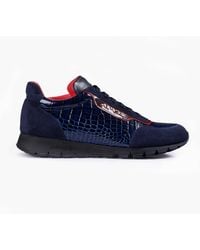 Armos - Croc-Embossed Leather Sneaker - Lyst