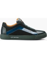 Armos - Checkered Leather Sneaker - Lyst