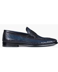 Armos - Woven Leather Penny Loafer - Lyst