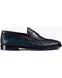 Armos - Woven Leather Penny Loafer - Lyst