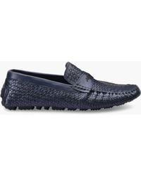 Armos - Woven Leather Moccasin - Lyst