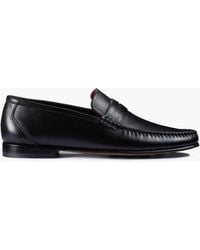 Armos - Leather Slip-On Moccasin - Lyst
