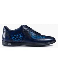 Armos - Pattern Patina Leather Sneaker - Lyst