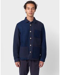 Folk - Assembly Patchwork Waffle Jacket - Lyst