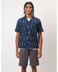 BHODE - Ikat Short Sleeve Shirt (Hand Loom) - Lyst