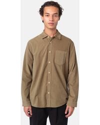 Folk - Direction Baby Cord Shirt - Lyst