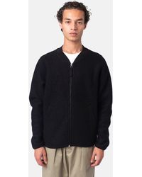 Universal Works - Zip Bomber Jacket (Wool Fleece) - Lyst