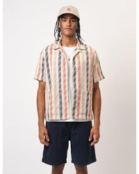 BHODE - Cuban Stripe Short Sleeve Shirt - Lyst